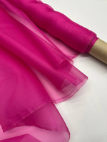 Шелк органза фуксия