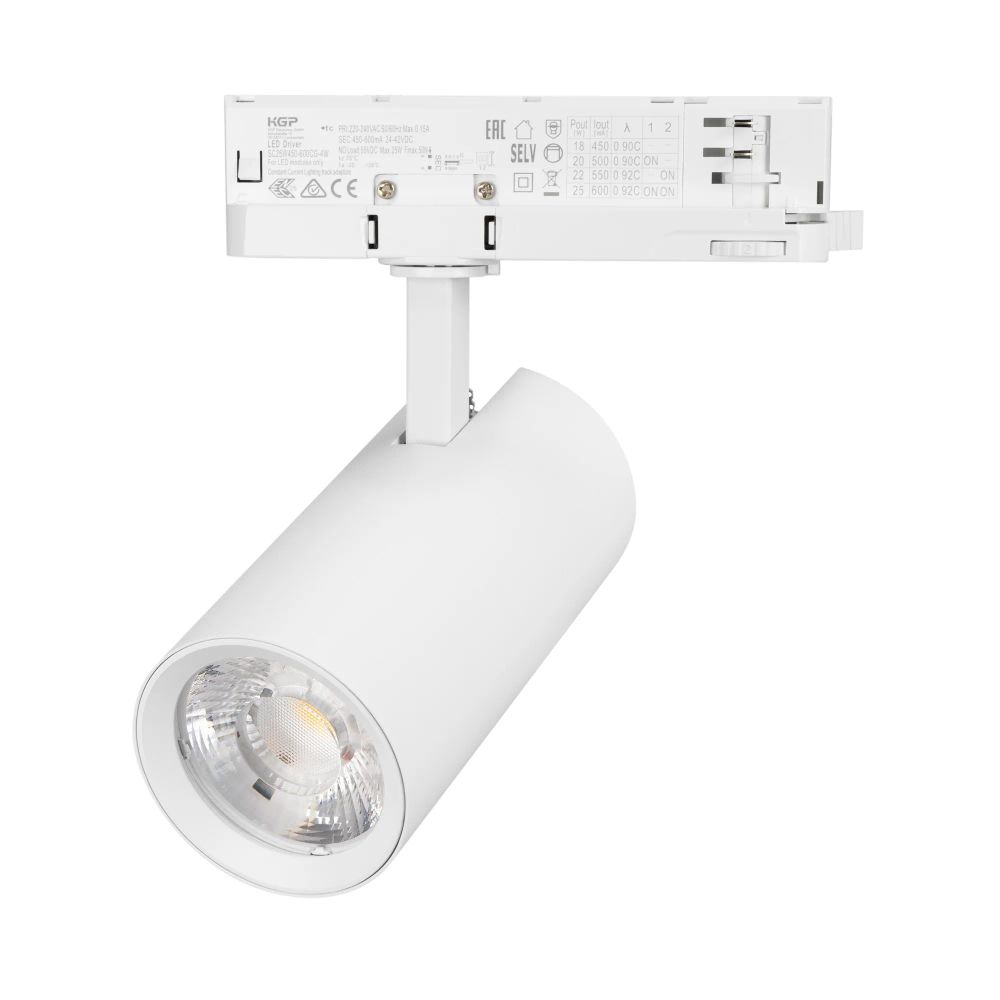 Светильник LGD-GERA-4TR-R74-20W Warm3000 (WH, 15 deg, 230V) (Arlight, IP20 Металл, 5 лет) 055170
