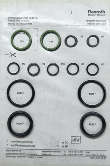 Seal kit for WEH25/V - Комплект уплотнений для распределителя WEH25 / WH25, FKM