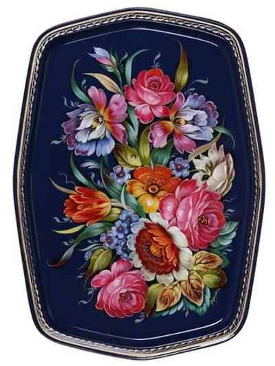 Zhostovo metal tray A18D18052695