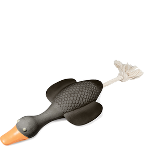 Игрушка для собак из латекса "Гусь с веревкой", 240/360мм, Triol