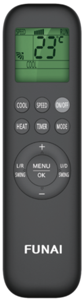 ИК пульт для полупромышленных сплит-систем DRAGON и мульти-сплит систем ORIGAMI KODO RC-01