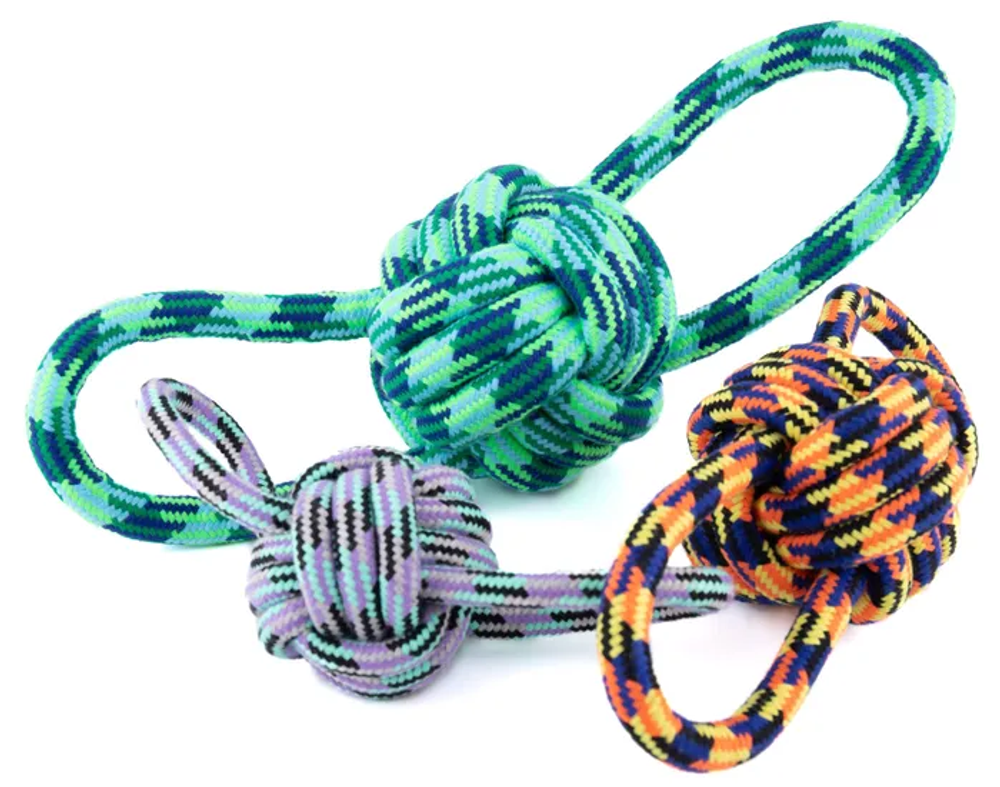 Nunbell игрушка для собак мяч верёвочный