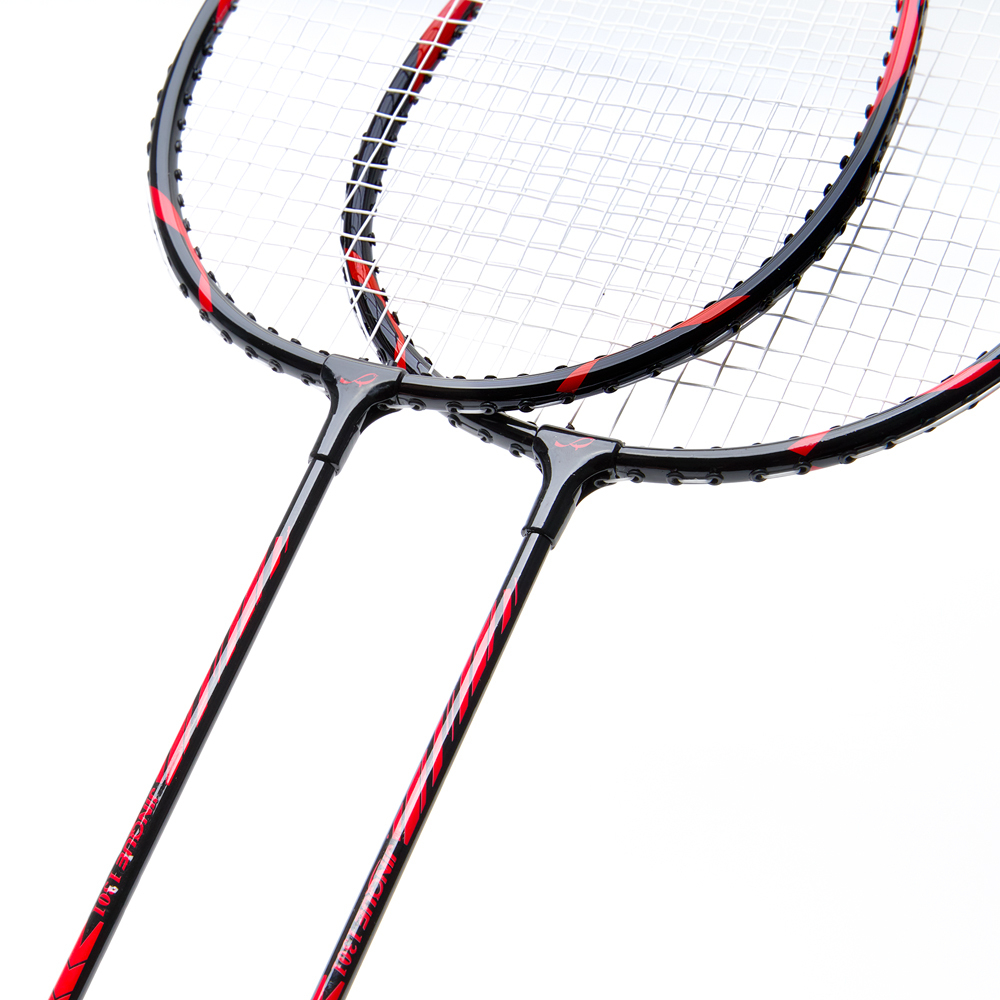 Набор для бадминтона DOUBLE FISH JINQUE 1301/2, 2 ракетки + 3 волана + овергрип