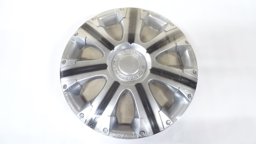 Колпак колеса R13 Расинг Super Silver (в мешке 4 упак) (STAR)