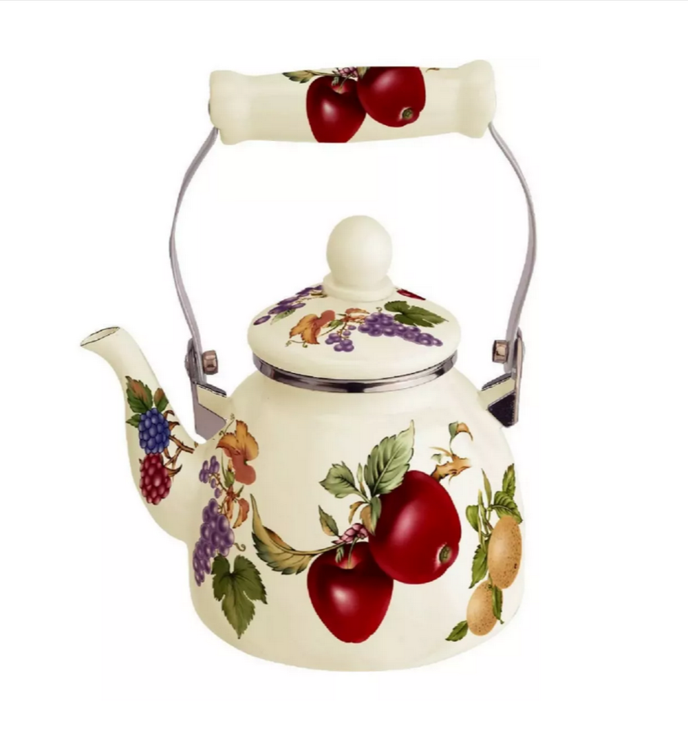 Чайник эмалированный с ситом Kelli KL-4467