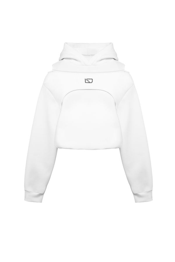 Кроп худи CUT OUT без начеса