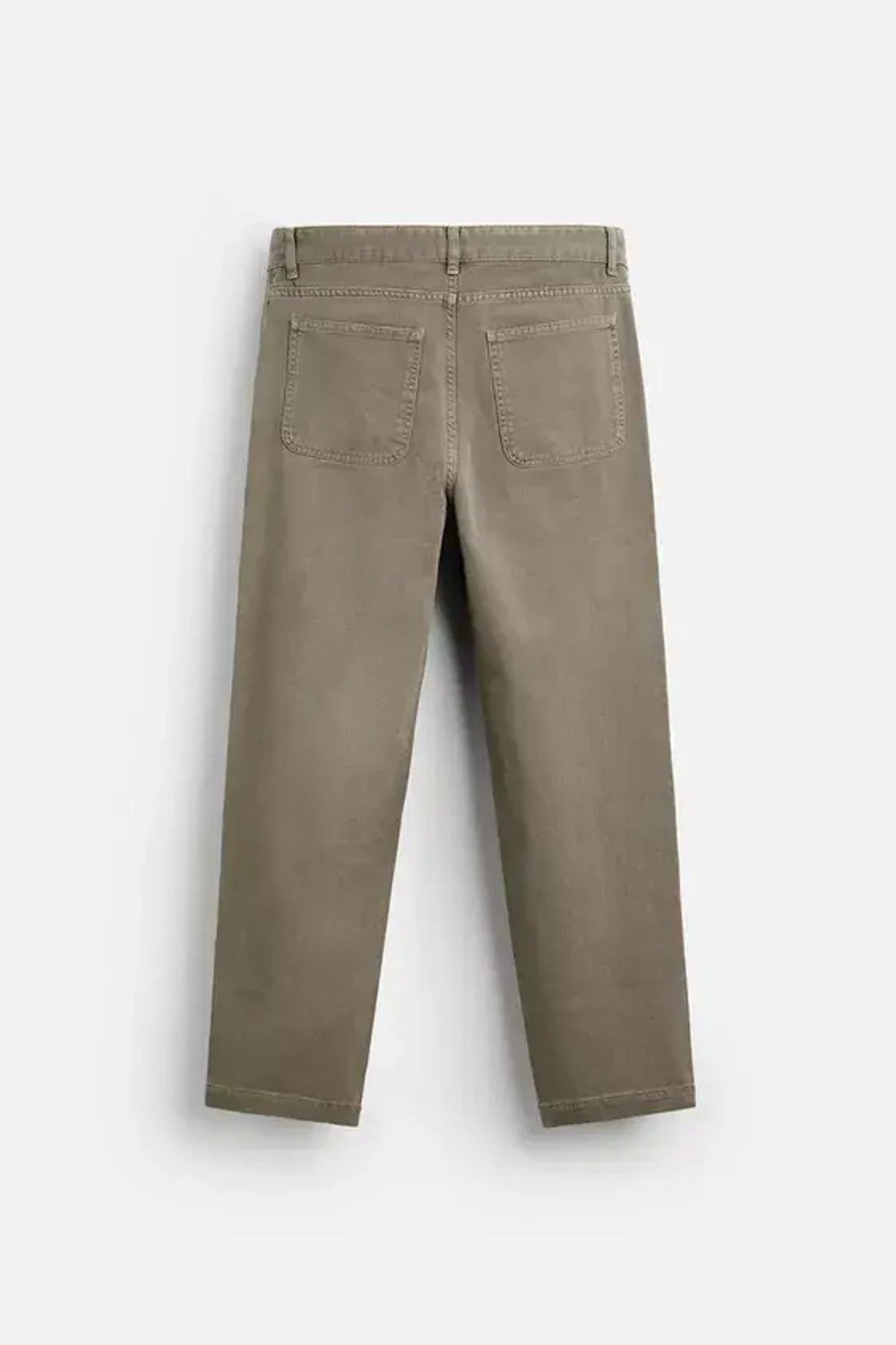 ZARA БРЮКИ REGULAR FIT СО СКЛАДКАМИ, КОРИЧНЕВЫЙ