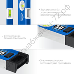 ЗУБР ЭКСПЕРТ, 800 мм, с зеркальным глазком, уровень с усиленным профилем, Профессионал (34570-080)