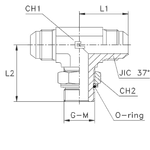 Штуцер FR T A JIC 9/6" М14х1,5