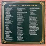 Jethro Tull – Heavy Horses (Голландия 1978г.)Т