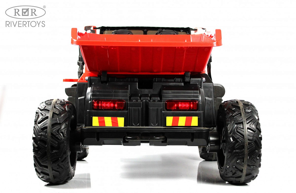 Детский электромобиль RiverToys K777AM красный