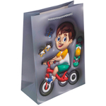 Пакет 18х24х8,5см Объемный,Мальчик 141V-856