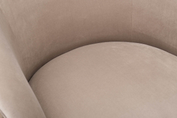 Кресло велюр Garda Decor бежевое 48my-2582 beg go