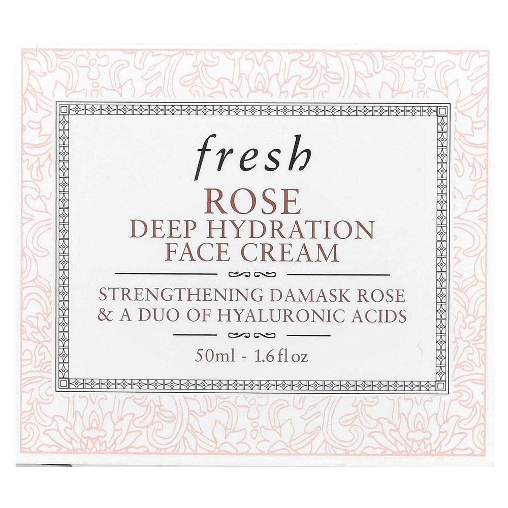 Fresh, Rose, крем для глубокого увлажнения лица, 50 мл (1,6 жидк. унц.)