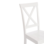 Стул GOLFI (Гольфи) дерево гевея/мдф, 44x54x95, pure white (402)