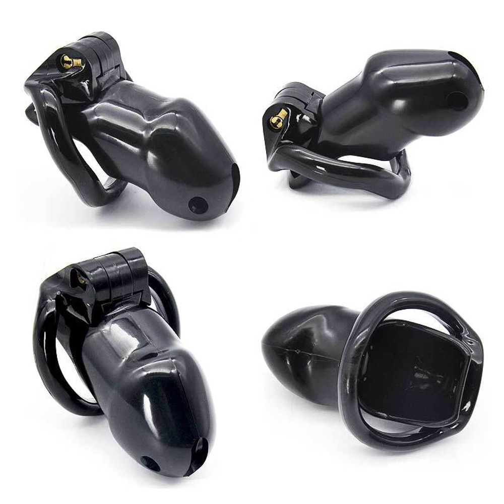 Насадка пояс верности мужская с замочком Forward черный