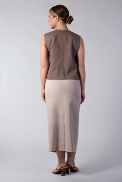 Жилет женский 4338зпа, какао #429Кк064338зпа