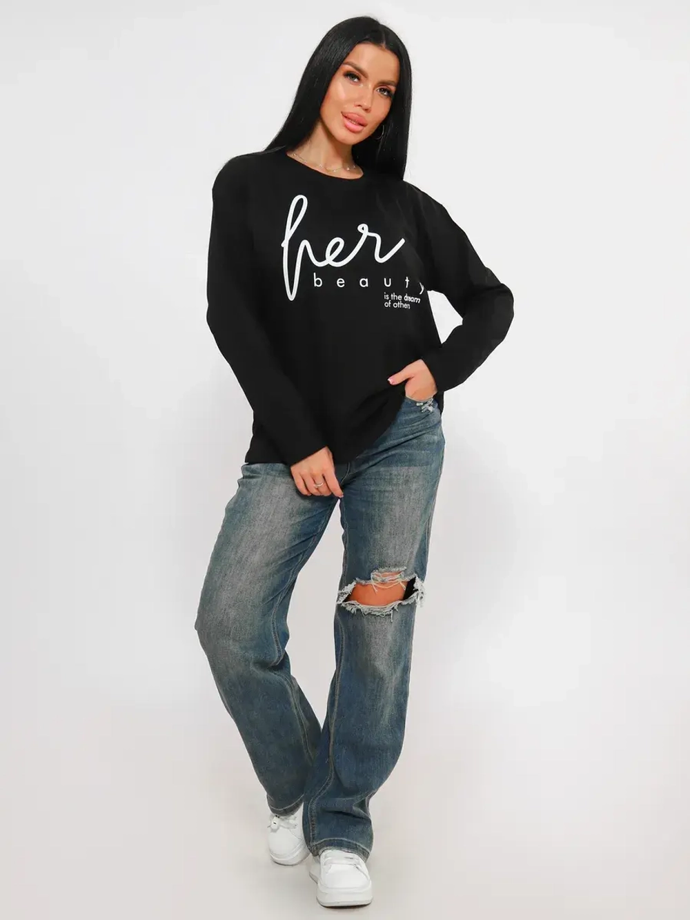 Лонгслив большие размеры