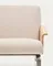 Кресло Amsen, бежевое с подлокотниками из шпона дуба