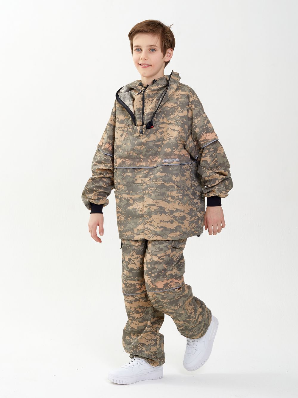 Костюм летний Антигнус-Детский ткань Сорочка цвет 128/2 (светлый пиксель)