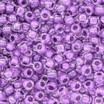 Японский бисер TOHO Round 8/0 (№935), окрашенный изнутри прозрачный
