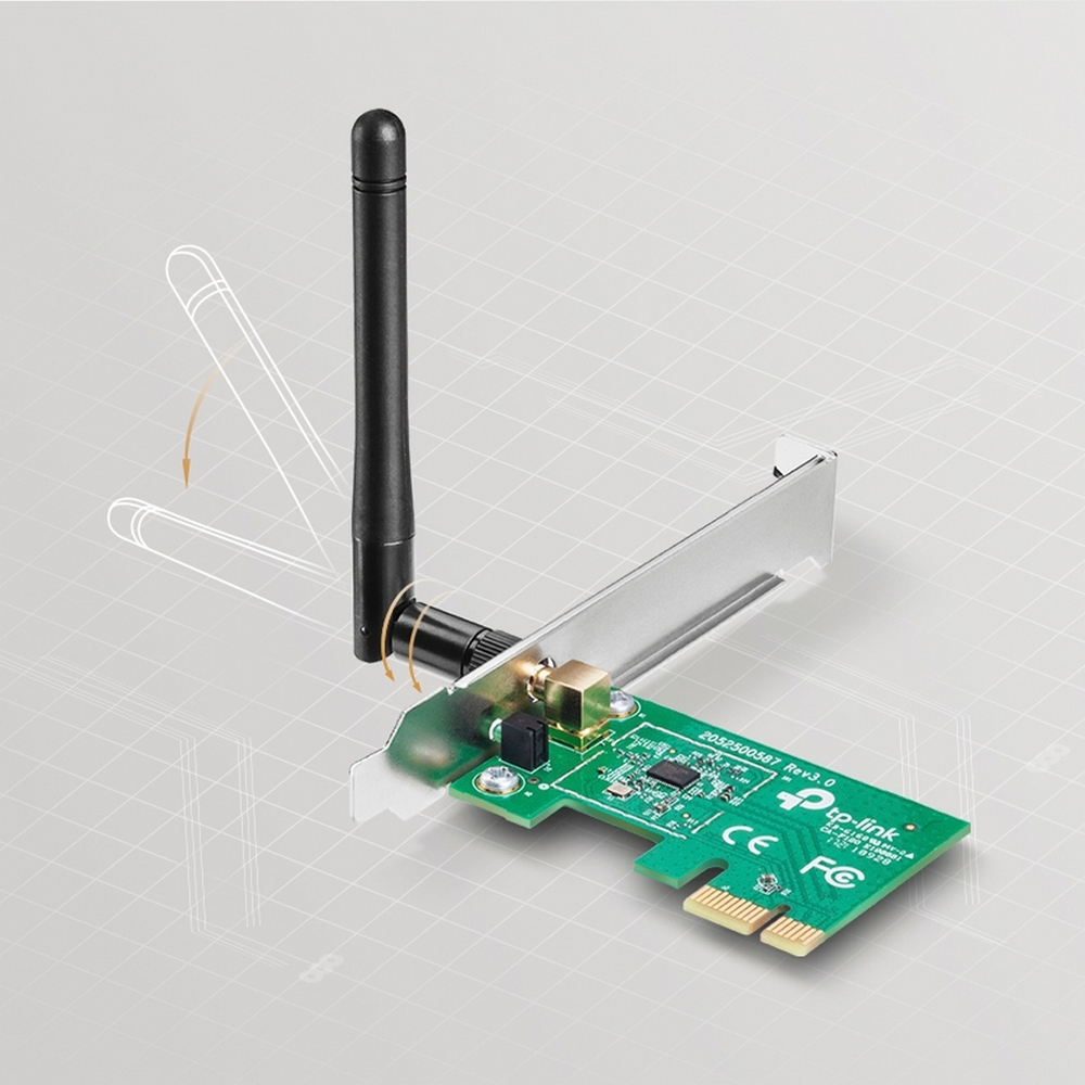 Wi-Fi адаптер TP-Link TL-WN781ND PCI Express 150mbps