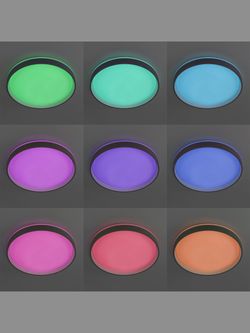 Citilux ENZO CL753453G LED RGB Светильник с пультом Серый + Белый