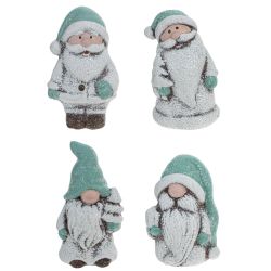 GAEM Фигурка декоративная "Снеговик" / "Дед Мороз" (блок 24шт), L4 W3 H7 см, 4в.