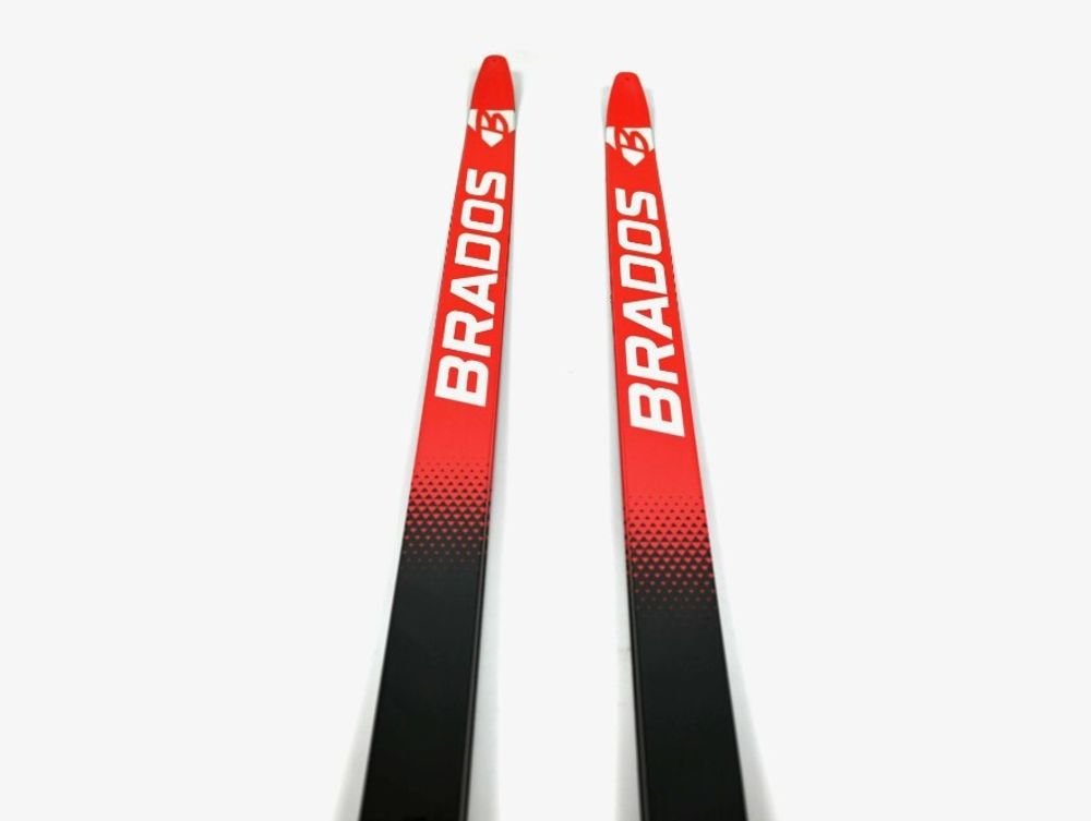 Беговые лыжи юниорские STC Brados RS Skate JR Red