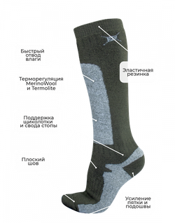 НОСКИ TALBERG HUNTER MERINO -30°C