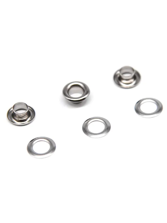 Люверсы 5 мм, серебро