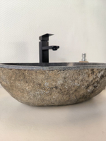 Раковина из речного камня RS-65985 45х34х15 из натурального камня