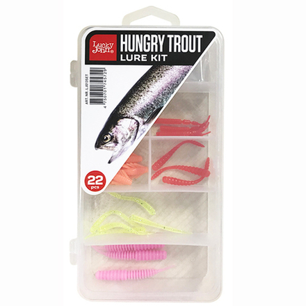 Комплект приманки и оснастки Lucky John HUNGRY TROUT SET