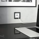 Розетка Ethernet RJ-45 cat. 6A экранированная (белый) W5120101