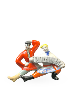 Фарфоровая статуэтка "Русский перепляс" Полонное ЗХК