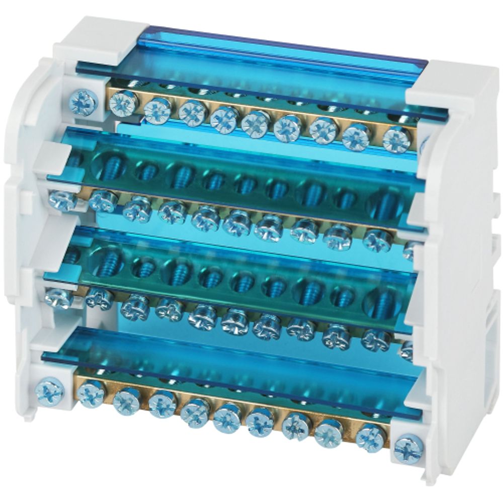 Шины на DIN-рейку ЭРА NO-224-16 в корпусе кросс-модуль ШНК 4х11 3L+PEN