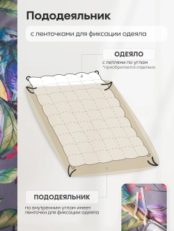 Комплект постельного белья Сатин Премиум CPA032