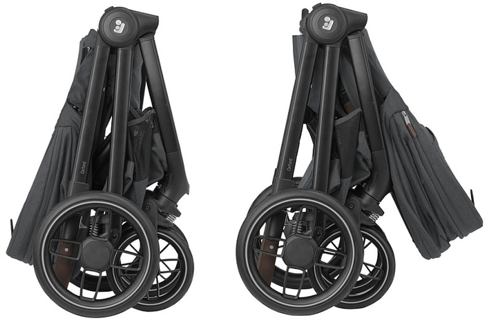 Коляска детская Maxi-Cosi Oxford Plus 3 в 1 с автокреслом CabrioFix Essential green 1978204110 PlusTwillic Graphite/Графит