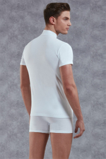 Мужская футболка с воротником-стойкой Doreanse City (Размер: S) (Цвет: черный)