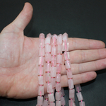 Кварц розовый трубки 10-13мм