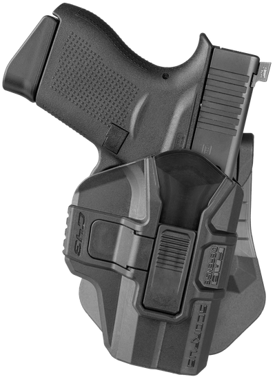 Кобура поворотная с кнопкой для Glock 43