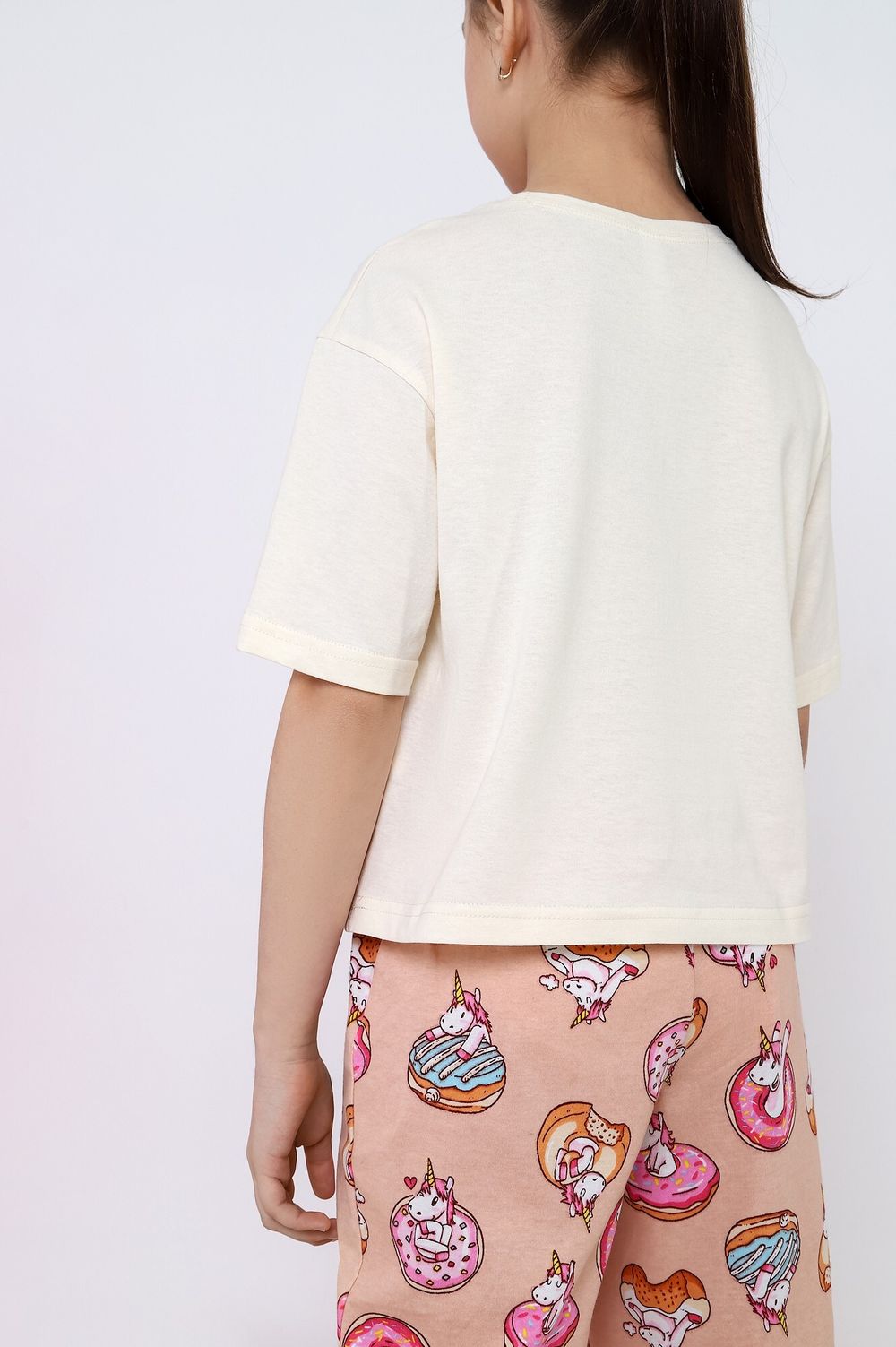 Пижама для девочки Единопончик-2 Виотекс МОЛОЧНЫЙ