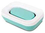 Мыльница открытая Эллиса бирюзовая C843БИР