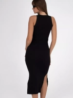 Платье лапша длинное без рукавов