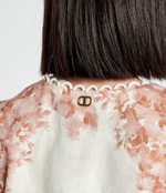 Льняная блузка TWINSET - экрю(241TT2402)