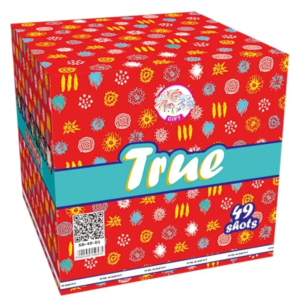 Батарея салютов True (SB49-01) от Maxsem, 49 залпов, 30 мм