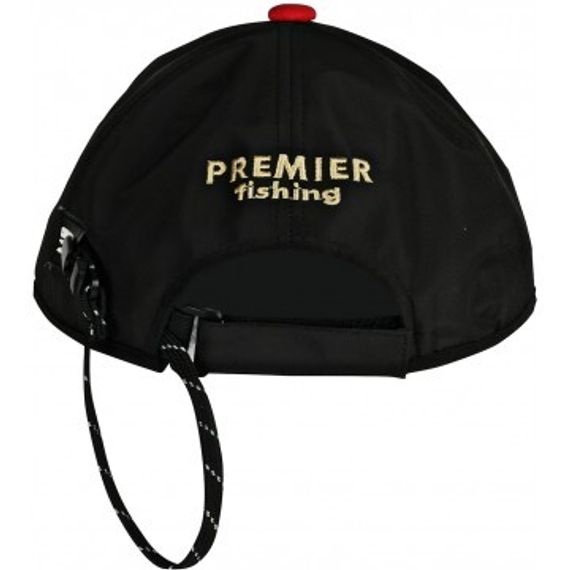 Бейсболка Premier цв.черный/красный б/р