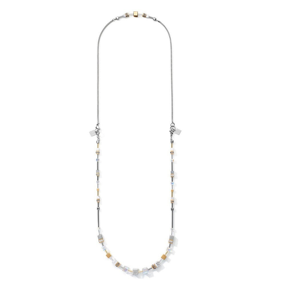 Колье-трансформер Coeur de Lion 4-In-1 Gold-Silver 5007/10-1617 цвет серебряный, золотой, прозрачный
