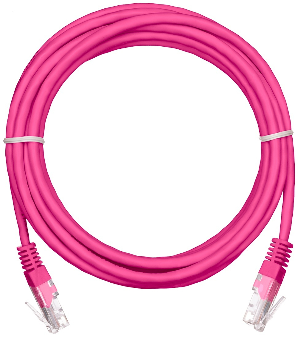 Кабель патч-корд U/UTP 5e кат. 10м Netlan EC-PC4UD55B-BC-PVC-100-PK-5